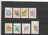 ROMANIA 1966 LP 634 PLANTE SUBACVATICE SERIE MNH NESTAMPILATA
