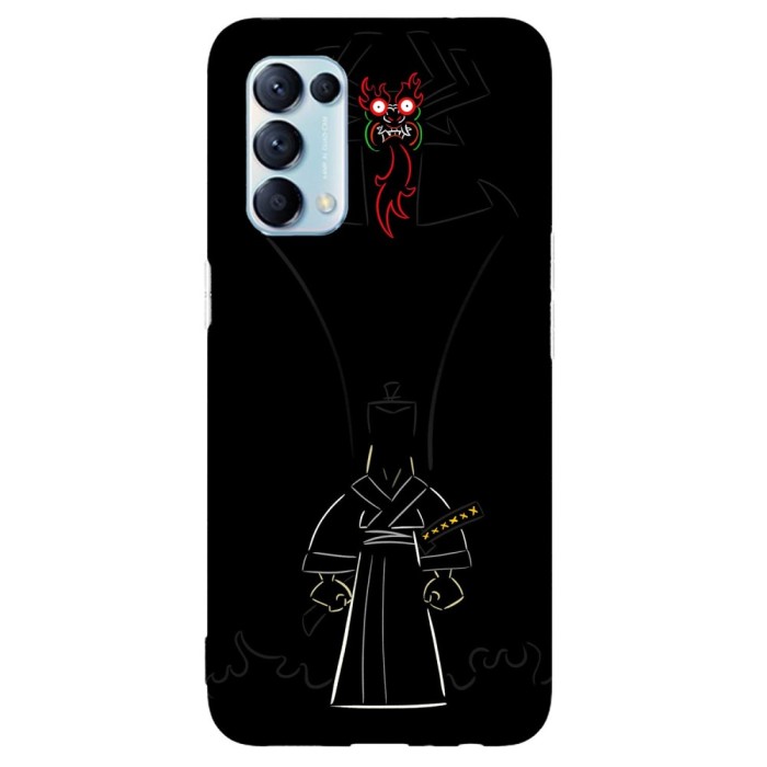 Husa compatibila cu Oppo A76 model Samurai gate, Silicon, TPU, Viceversa