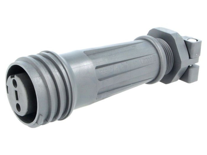 Conector circular mamă 2 pini IP68