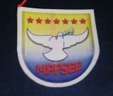 C7 114 - Ecuson tematica militara - misune pace MPFSEE - piesa de colectie