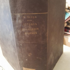 Istoria literaturilor romanice - N. Iorga Vol.I-III coligate