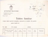 AMS - TABLOU FAMILIAR REGISTRELE NASCUTILOR CUNUNATILOR MORTILOR RADAUTI 1944