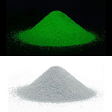 Nisip fosforescent alb care lumineaza verde in intuneric, granulatie fina, 500 grame, ProCart