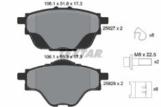 TEXTAR 2582701 Q+ set placute frana,frana disc foto