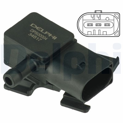 DELPHI DPS00004 Senzor, presiune gaze evacuare foto