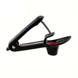 Dispozitiv de scos samburi, flippy, manual, cu 1 gaura, pentru cirese/masline, 20.5 x 3.8 x 13 cm, din abs+otel inoxidabil, cu maner, negru