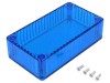 Carcasa universala HAMMOND Policarbonat IP54 Serie 1591 Cod 1591BTBU 62x112x27mm Albastru Semitransparent