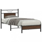 Cumpara ieftin Cadru pat fără saltea, stejar maro 80x200 cm lemn prelucrat