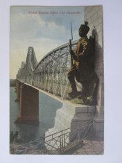 Carte postala necirculata aprox.1905 Cernavoda:Podul Regele Carol I foto