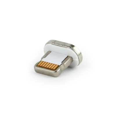 CAP MAGNETIC pt. cablu GEMBIRD, USB 2.0, Lightning (T), alb, &amp;quot;CC-USB2-AMLM-8P&amp;quot; (timbru verde 0.08 lei) foto