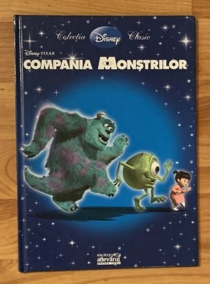 Compania Monstrilor Colectia Disney Clasic Nr 8 Editura Adevarul + Egmont, 2010 foto