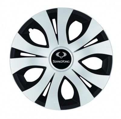 Set 4 capace roti pentru SsangYong, model Top Mix, R15 foto