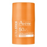 Stick invizibil pentru protectie solara SPF 50 Ultra Stick Sun Care, 20 g, Avene