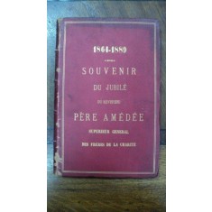 1864-1889 Souvenir du Jubile du Reverend Pere Amedee, Ex Libris Carol I