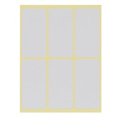 Etichete Autocolante, Set 60 Bucăți, Dimensiuni 5x2.5cm, Culoare Albă