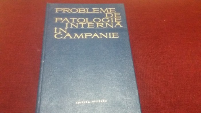 PROBLEME DE PATOLOGIE INTERNA IN CAMPANIE