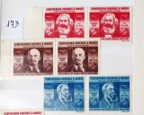 1945 - Confederatia Generala a Muncii - pereche orizontala MNH** - LP 173