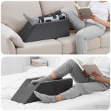 vidaXL Perna pentru picioare Simplu Gri 42020193