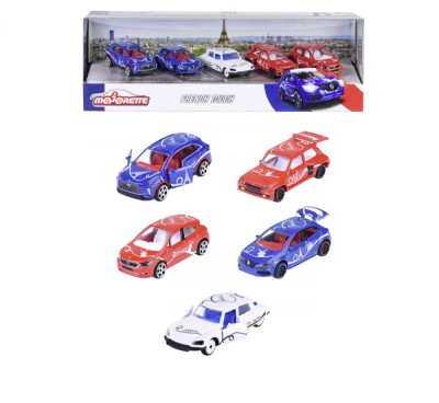 MAJORETTE FRENCH TOUCH SET 5 MASINUTE METALICE SCARA 1:64 foto
