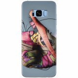 Husa silicon pentru Samsung S8, Beautiful Hand Art