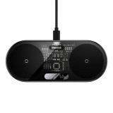Cumpara ieftin Incarcator Wireless Dual Baseus Digital LED Display 20W, Qi, USB-C, Negru , WXSX010101