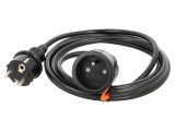 Prelungitor Alimentare 3m 16A Negru, KEL