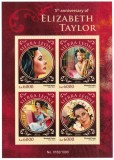 SIERRA LEONE 2016 - Actrite celebre, Elizabeth Taylor/bloc + colita MNH (2 img), Nestampilat