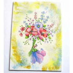 Tablou panza flori, tablou tehnica servetel, 29630