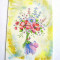 Tablou panza flori, tablou tehnica servetel, 29630