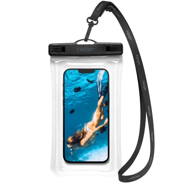 Husa waterproof universala Spigen A610 Crystal Clear