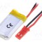 Acumul: Li-Po 3,7V 250mAh cabluri,contector JST SYP-02T-1