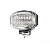 Proiector LED Auto Faza Lunga cu DRL JUMBO, 16 LED, 5800LM, 12/24V, Omologare ECE R10/R87/R112