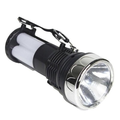 Lanterna solara cu acumulator, incarcare multipla, 220V, 120lm, lumina rece, YW-2881 foto