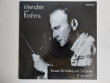 Menuhin Spielt Brahms - Konzert F&uuml;r Violine Und Orchester D-dur Op.77 vinil (EX)