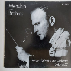 Menuhin Spielt Brahms - Konzert Für Violine Und Orchester D-dur Op.77 vinil (EX)