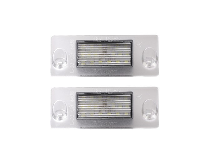 Set 2 buc lampa numar AUDI A3 (8L), 1996-04.2003; A4 (B5), 1996-09.2001, partea stanga=dreapta, LED; TUNING,