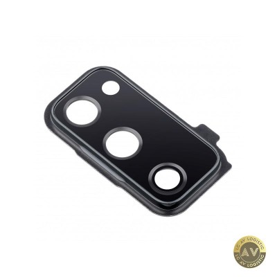 Geam Camera Spate Samsung Galaxy S20 FE 5G G781 / S20 FE G780 cu Rama Negru foto