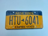 NEW YORK Inmatriculare USA original, decor de perete, expirat