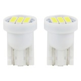 Bec de pozitie tip LED , T10 W2.1x9.5 W5W, 12V , 3 SMD 7020, culoare alb , AMIO, set 2 buc AutoDrive ProParts