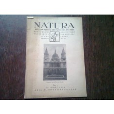 REVISTA NATURA NR.6/1930