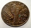 1.617 ITALIA WWII VITTORIO EMANUELE III 10 CENTESIMI 1943 R, Europa, Bronz-Aluminiu
