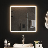 Oglinda de baie cu LED, 60x60 cm GartenMobel Dekor, vidaXL