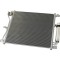Condensator AC Nissan Juke, 2010- Motor 1.5 Dci Aluminiu/Aluminiu Brazat, 498(445)X410(395)X16, Cu Uscator Filtrat, iesire : 10,1 Mm, intrare : 15,4