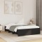 vidaXL Cadru de pat, negru, 120x190 cm, lemn prelucrat