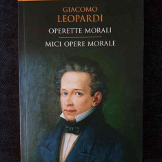 G. Leopardi – Operette morali / Mici opere morale