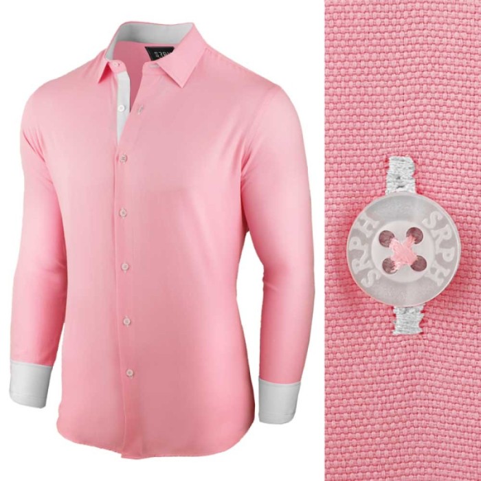 Camasa pentru barbati, roz, regular fit, bumbac, casual - Business Class Ultra Camasa pentru barbati, roz, regular fit, bumbac, casual - Business Class Ultra