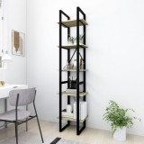 Cumpara ieftin Bibliotecă 5 rafturi stejar sonoma 40x30x175 cm, lemn prelucrat