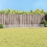 vidaXL Cușcă pentru pui Argintiu 650 x 55 x 55 cm Oțel Galvanizat 3394435