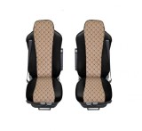 Huse pentru DAF XF 106 Camioane Negru Bej Piele Eco