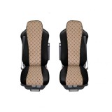 Huse pentru DAF XF 106 Camioane Negru Bej Piele Eco